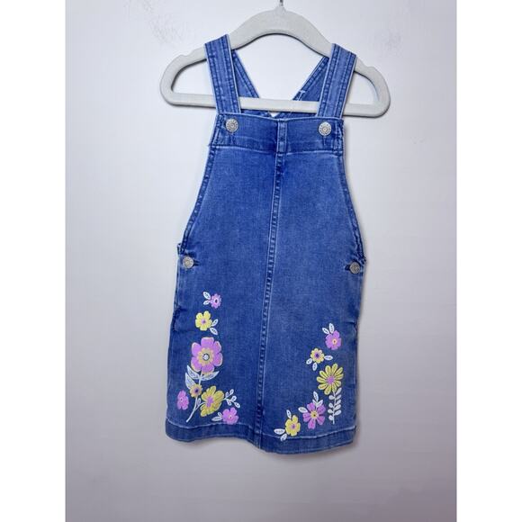 EPIC THREADS Little Girls Zinnia Printed Denim Jumper Size 4T NWT $48 - Picture 3 of 14